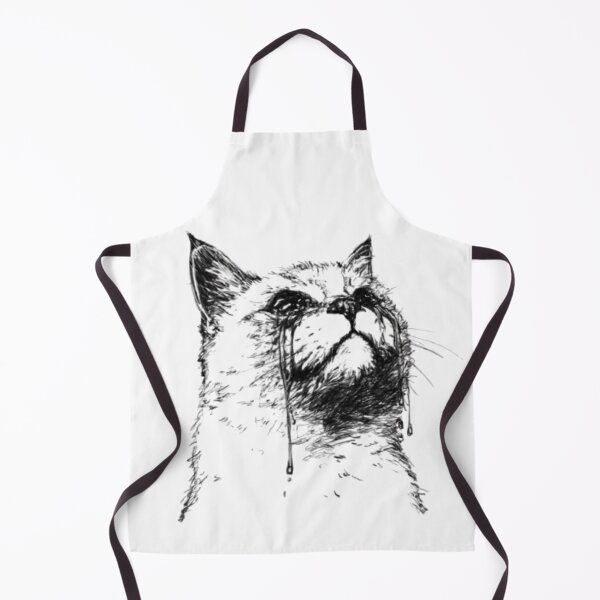 Item preview, Dark Gothic Cat Sketch Art designed and sold by Moody Vibes Studio.
