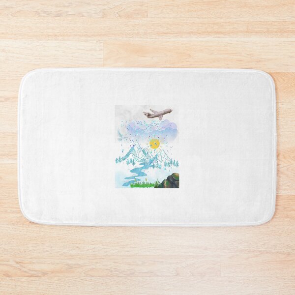 Item preview, Dreamscape Mountain Flight – Surreal Nature Sky Art Aesthetic Travel Collage designed and sold by Sparklers-123.