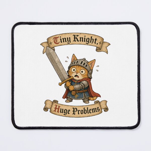 Item preview, Tiny Knight, Huge Problems designed and sold by INVITOARTE.