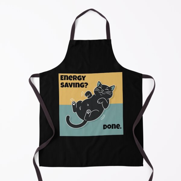 Item preview, Energy Saving – Funny Cat designed and sold by Horningamere.