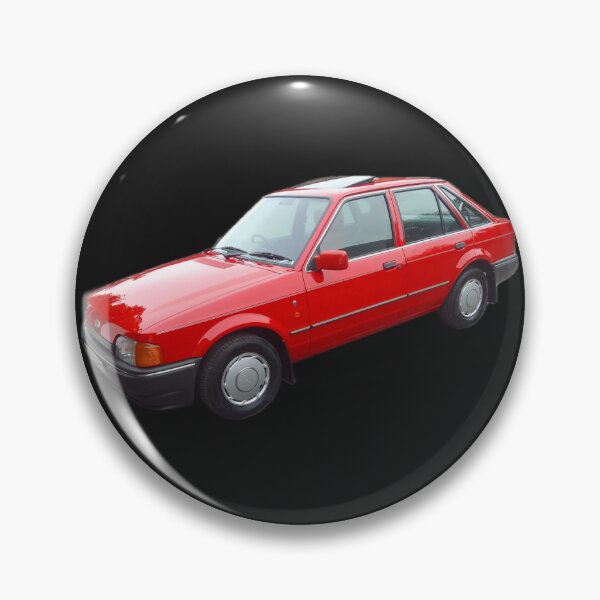 Item preview, Red Retro 80s Classic Hatchback  Car Vintage Automotive Illustration designed and sold by Tee-Shirt-Topia.
