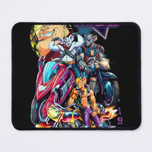 Item preview, Retro Sci-Fi Biker Squad Neon Art designed and sold by Sugengthecraftd.