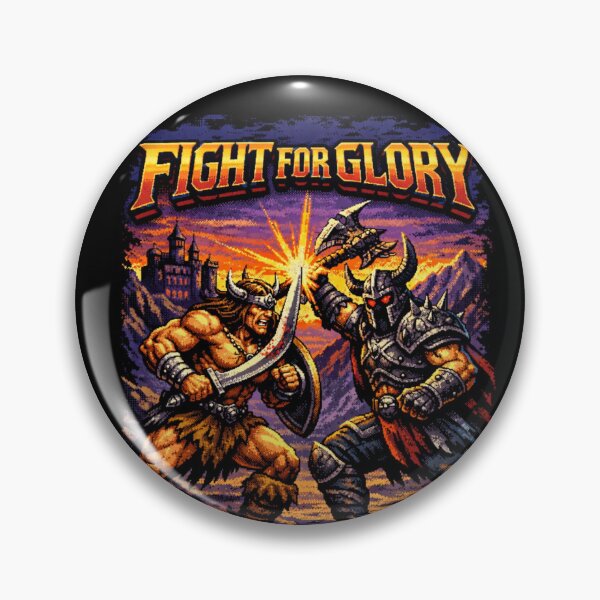 Item preview, Fight for Glory – Retro 80s Battle Scen designed and sold by MAMPYBASS.