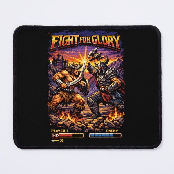 Item preview, Fight for Glory – Retro 80s Battle Scen designed and sold by MAMPYBASS.