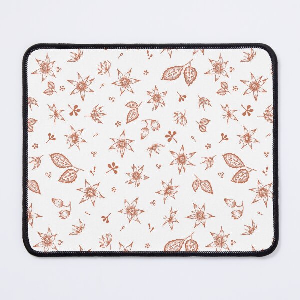 Item preview, Vintage 70's Inspired Floral Pattern - Light Brown designed and sold by Hide&Quill.