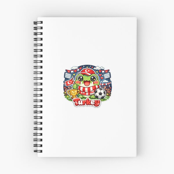 Item preview, Cute Kawaii Frog Football Fan Sticker designed and sold by Cozy404Lab.