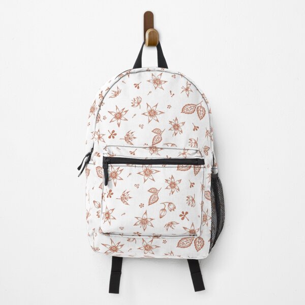 Item preview, Vintage 70's Inspired Floral Pattern - Light Brown designed and sold by Hide&Quill.