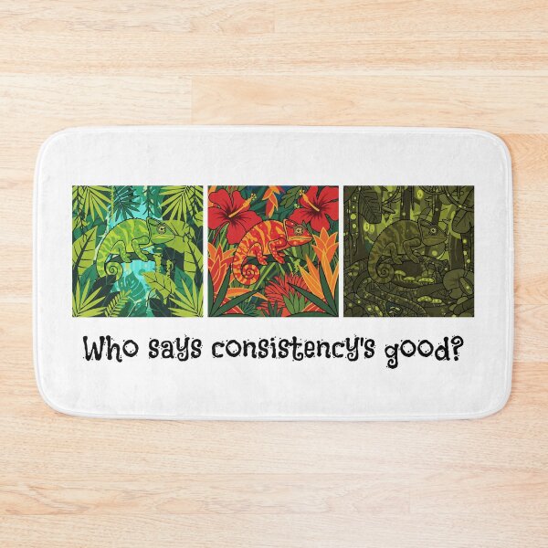 Item preview, Who Says Consistency's Good? Funny Chameleon Camouflage designed and sold by Horningamere.