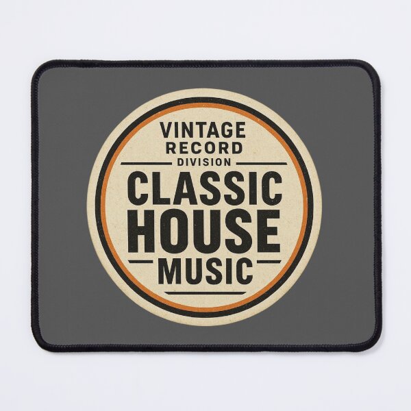 Item preview, Classic House Music | Vintage Record Division Design designed and sold by |TRSSHOP|.