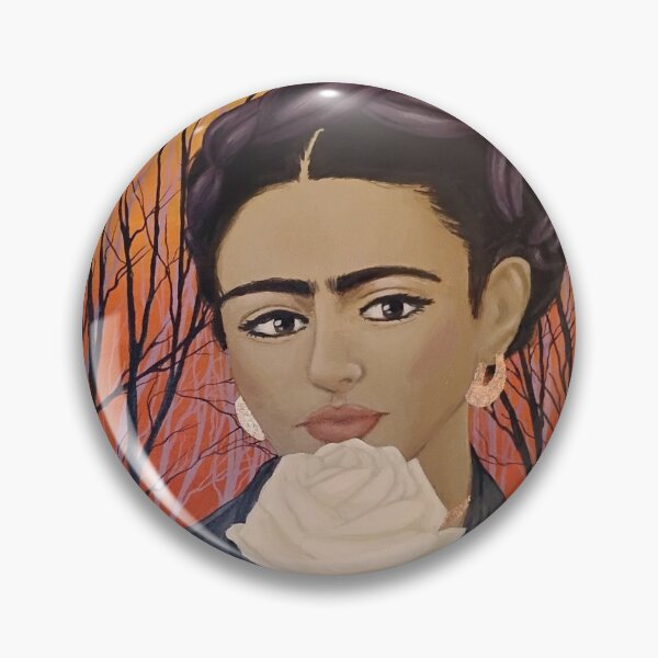 Item preview, White Rose Frida Kahlo designed and sold by Weblight Dreams Studio.