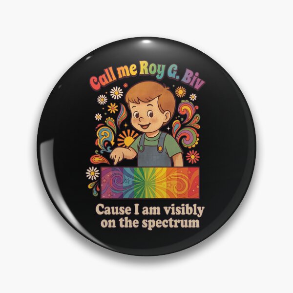 Item preview, Visibly On The Spectrum Rainbow Pun  designed and sold by Sugengthecraftd.