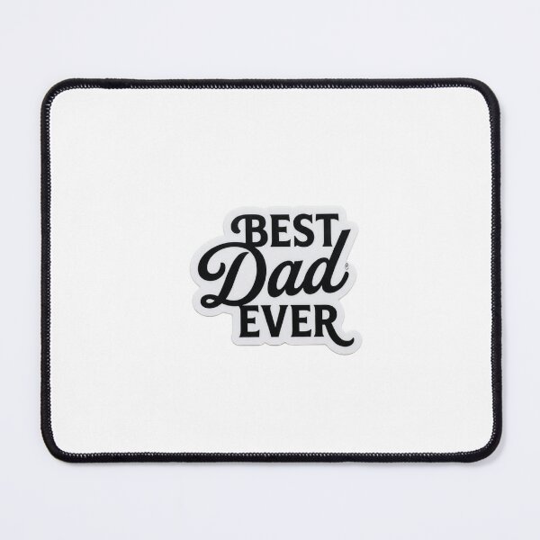 Item preview, Best Dad Ever Typography Sticker - Father's Day Gift designed and sold by RetroSystemCo.