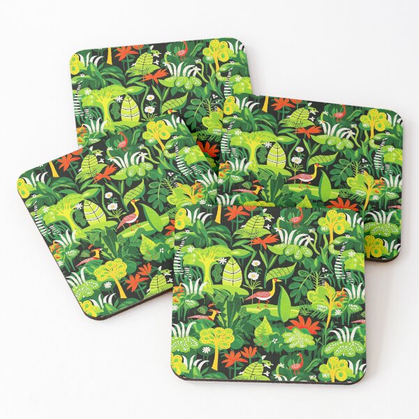 Item preview, Rainforest Biodiversity, Ecological Jungle Art designed and sold by helgekerler.