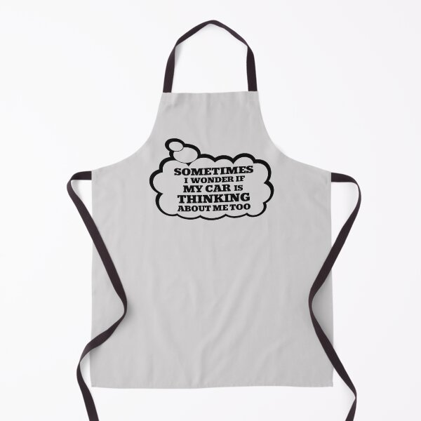 Item preview, "Sometimes I Wonder If My Car Is Thinking About Me Too" Funny Quote Design For Car Lovers designed and sold by EdGraphy.
