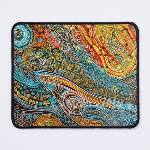 Item preview, Songlines Journey, Aboriginal Pathway Art designed and sold by helgekerler.