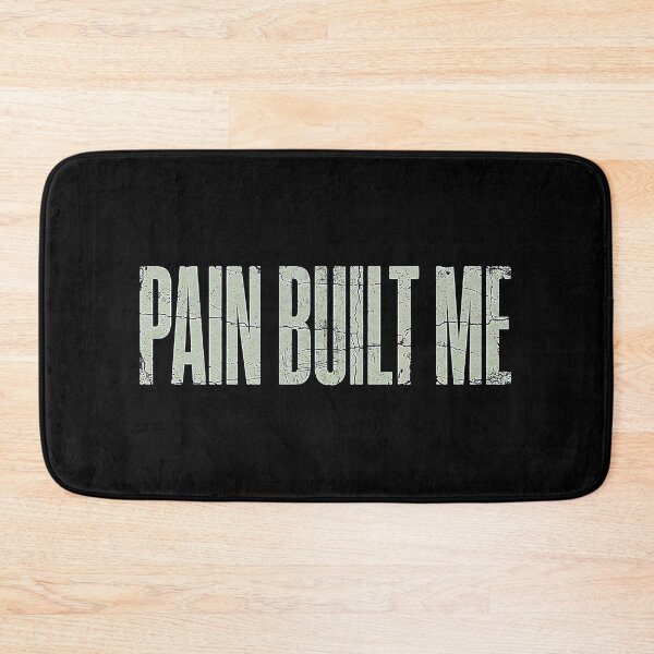 Item preview, Pain Built Me Vintage Distressed Motivational Quote T-Shirt designed and sold by No Excuses .