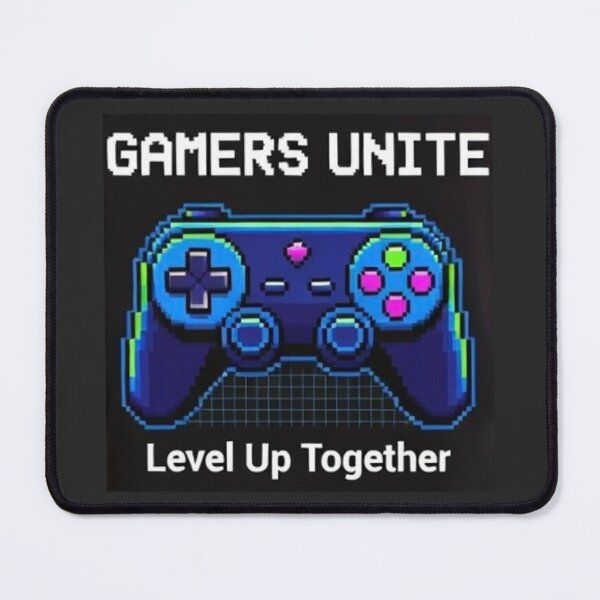 Item preview, Gamers Unite Level Up Together Retro Pixel Controller T-Shirt designed and sold by The imaginary unit..