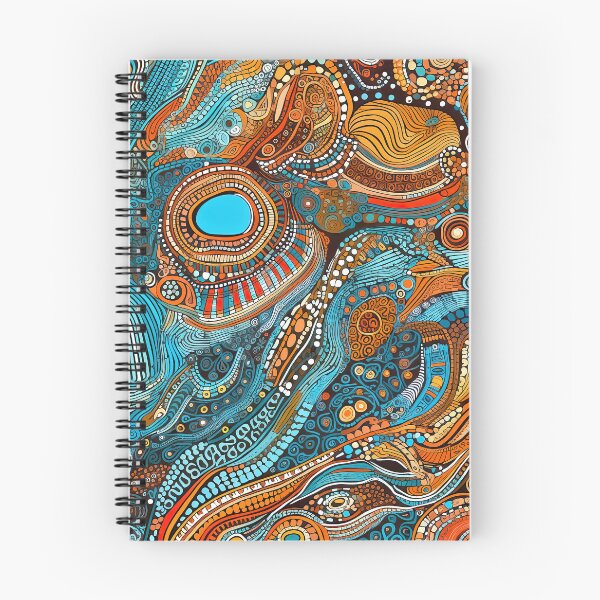 Item preview, Earth and Water Songlines, Aboriginal Flow Art designed and sold by helgekerler.