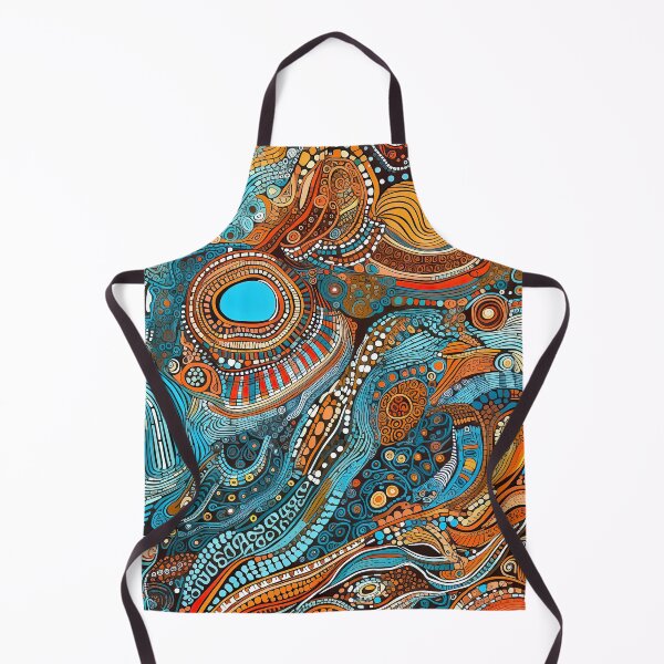 Item preview, Earth and Water Songlines, Aboriginal Flow Art designed and sold by helgekerler.