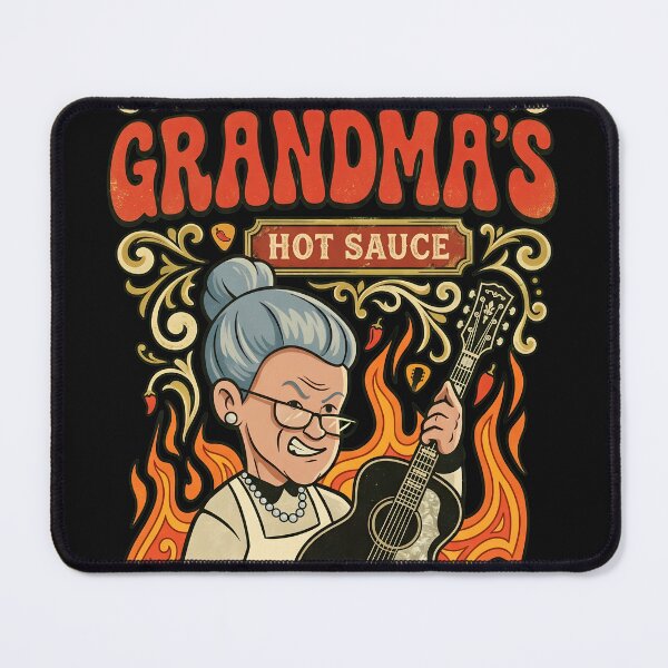 Item preview, Rockin Grandma Hot Sauce Funny Rocker Granny designed and sold by Sugengthecraftd.