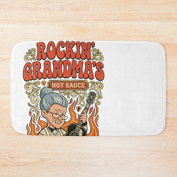 Item preview, Rockin Grandma Hot Sauce Funny Rocker Granny designed and sold by Sugengthecraftd.