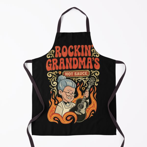 Item preview, Rockin Grandma Hot Sauce Funny Rocker Granny designed and sold by Sugengthecraftd.