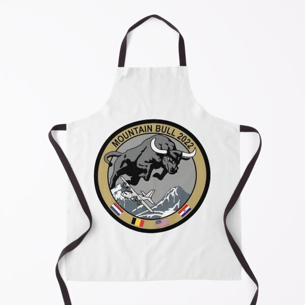 Item preview, Official Patch of the Mountain Bull 2022 Military Exercise designed and sold by CharlieDesings.