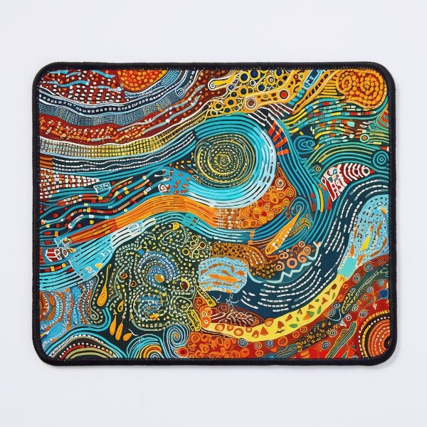 Item preview, Fire Dreaming, Dynamic Aboriginal Pathways designed and sold by helgekerler.