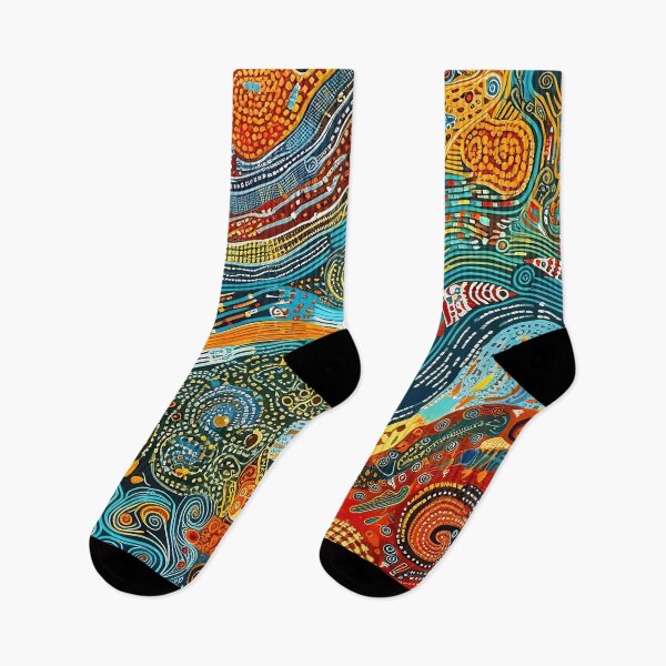 Item preview, Fire Dreaming, Dynamic Aboriginal Pathways designed and sold by helgekerler.