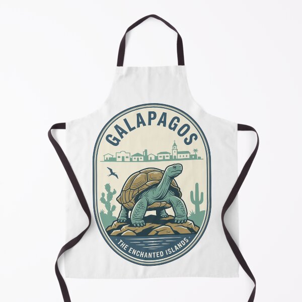 Item preview, Vintage Galapagos Giant Tortoise Enchanted Islands Scene designed and sold by k3rstman1.