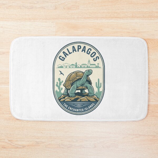 Item preview, Vintage Galapagos Giant Tortoise Enchanted Islands Scene designed and sold by k3rstman1.