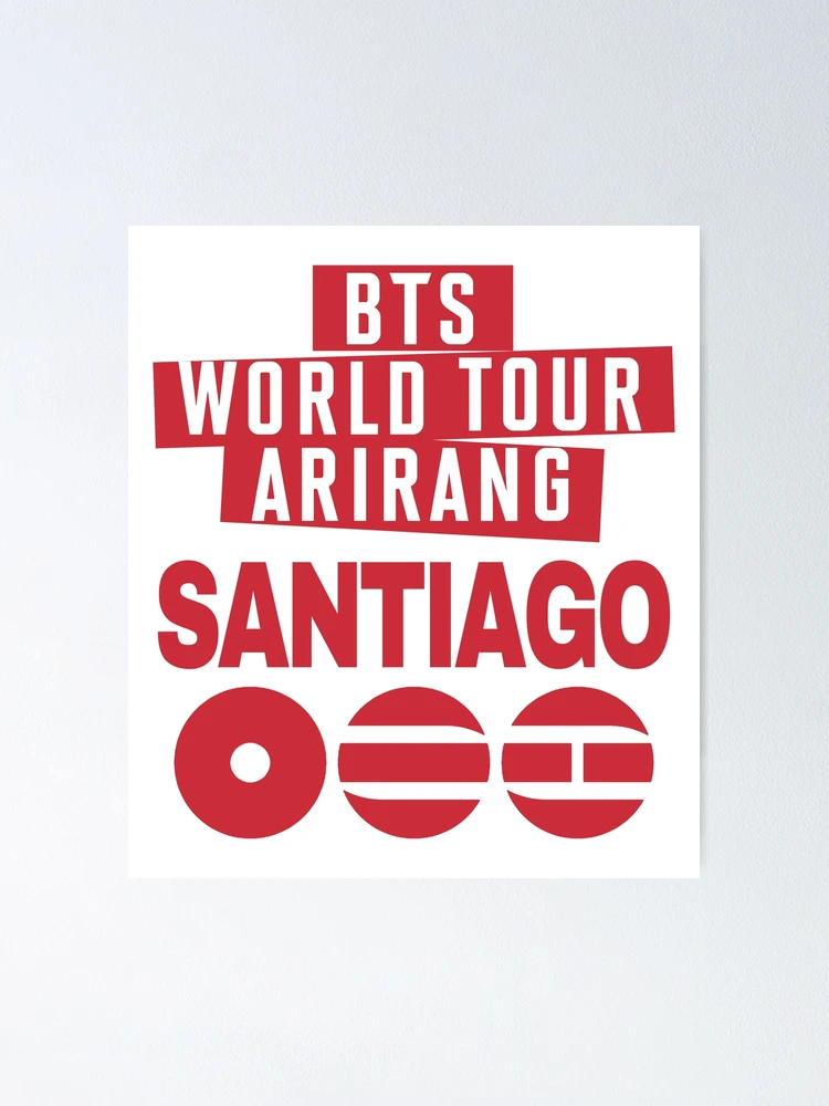 BTS World Tour 2026 Arirang. SANTIAGO.