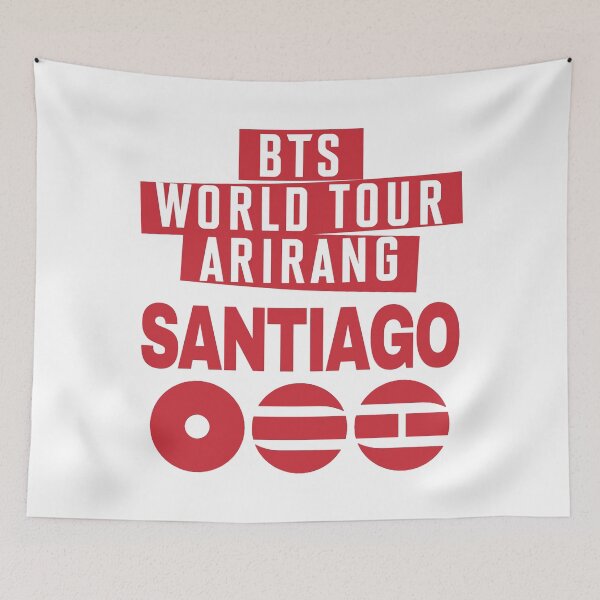 Artikelvorschau, BTS World Tour 2026 Arirang. SANTIAGO. entworfen und verkauft von EunsooLee.
