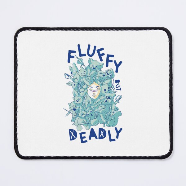 Item preview, Fluffy but Deadly (blue edition) designed and sold by Juliette Lancien.