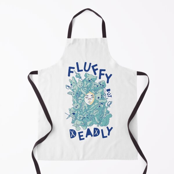 Item preview, Fluffy but Deadly (blue edition) designed and sold by Juliette Lancien.