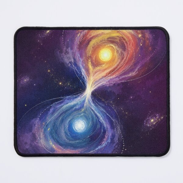 Item preview, Dual Galaxy Balance Cosmic Illustration designed and sold by AHOK-lab.