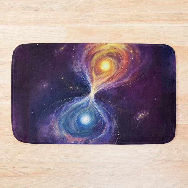 Item preview, Dual Galaxy Balance Cosmic Illustration designed and sold by AHOK-lab.