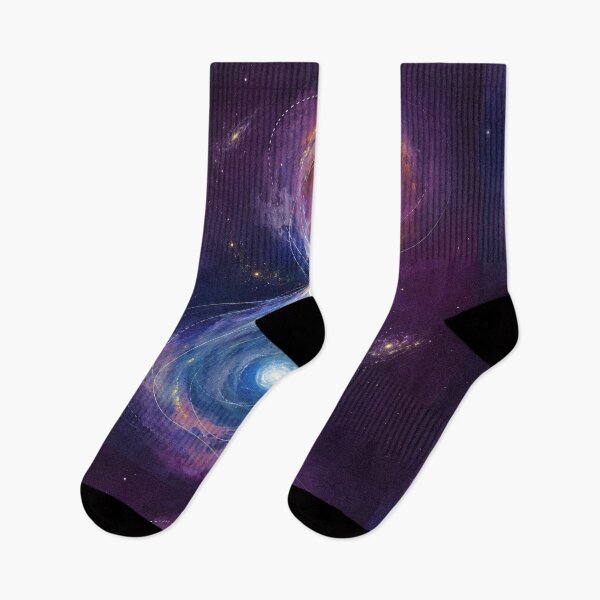 Item preview, Dual Galaxy Balance Cosmic Illustration designed and sold by AHOK-lab.