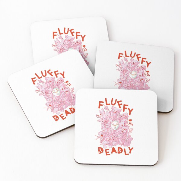 Item preview, Fluffy but Deadly (red edition) designed and sold by Juliette Lancien.
