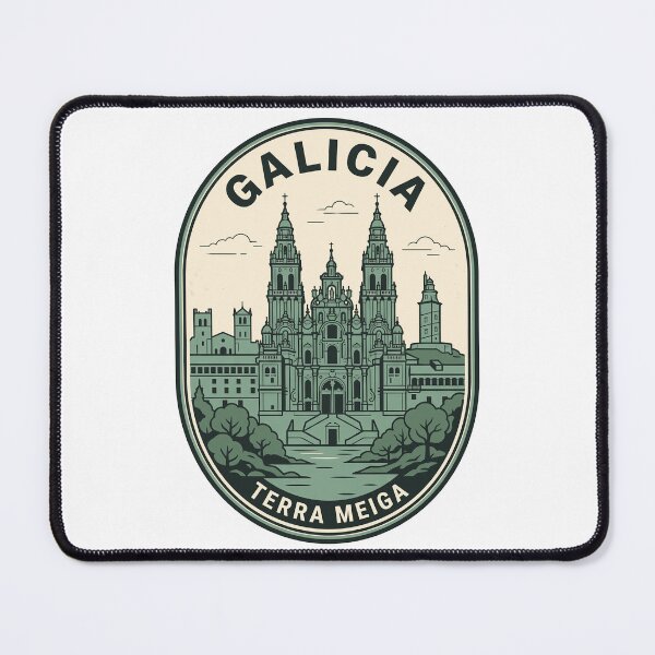 Item preview, Vintage Galicia Santiago de Compostela Travel Emblem designed and sold by k3rstman1.