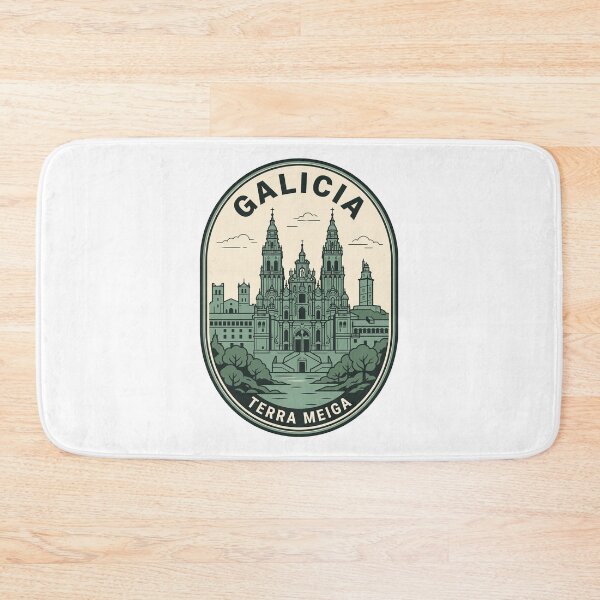 Item preview, Vintage Galicia Santiago de Compostela Travel Emblem designed and sold by k3rstman1.