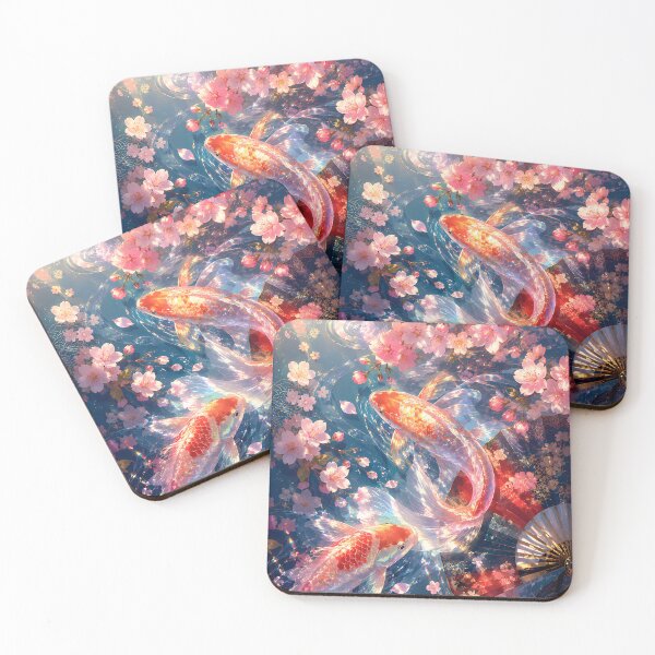 Item preview, Japanese pond and Sakura designed and sold by Helmy Dream.