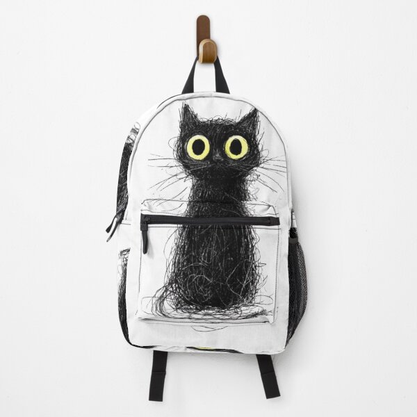 Item preview, Minimalist Anxious Cat Sketch designed and sold by Moody Vibes Studio.