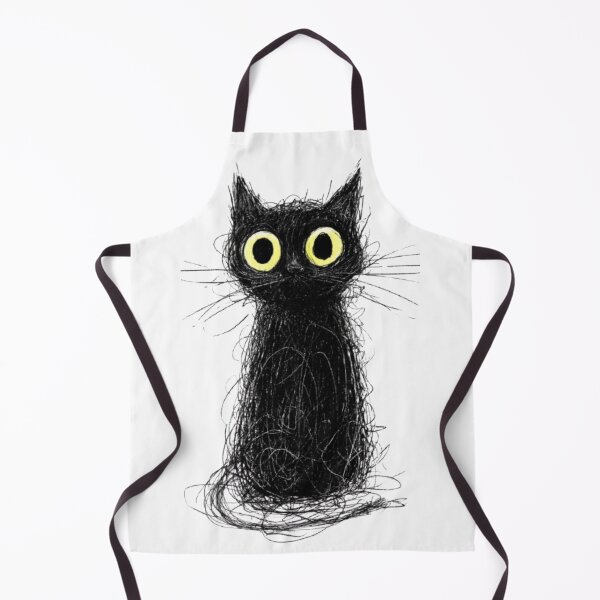 Item preview, Minimalist Anxious Cat Sketch designed and sold by Moody Vibes Studio.
