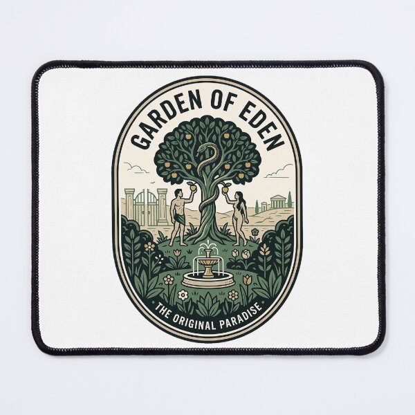 Item preview, Garden Of Eden Adam And Eve Vintage Badge designed and sold by k3rstman1.