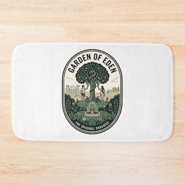 Item preview, Garden Of Eden Adam And Eve Vintage Badge designed and sold by k3rstman1.
