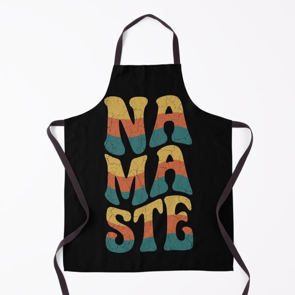 Item preview, Retro Groovy Namaste Distressed Typography designed and sold by TeNovaStudio.