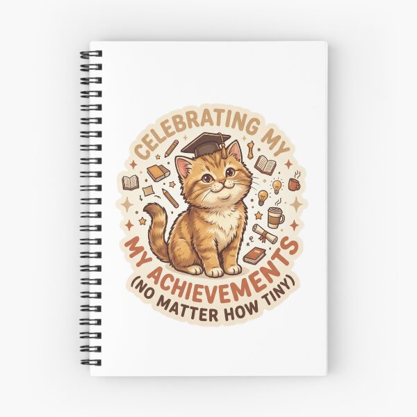 Item preview, Funny Graduation Kitten Cute Accomplishment Sticker designed and sold by RetroSystemCo.