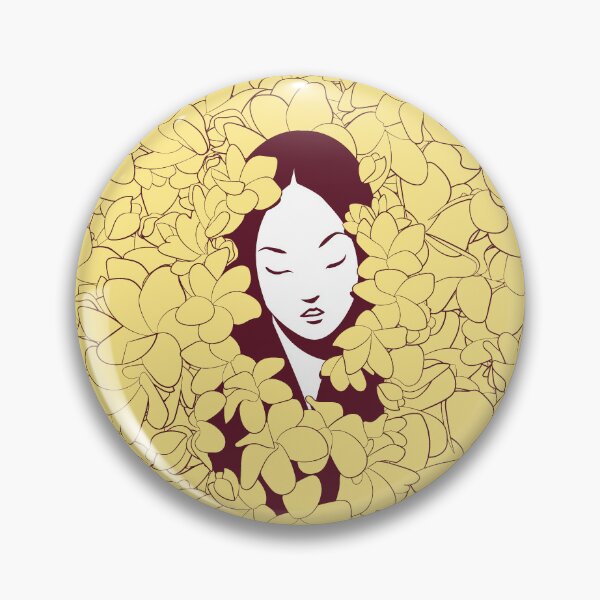 Item preview, A Girl with Flowers (yellow edition) designed and sold by Juliette Lancien.
