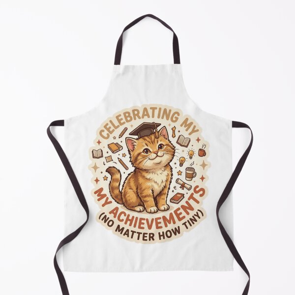 Item preview, Funny Graduation Kitten Cute Accomplishment Sticker designed and sold by RetroSystemCo.